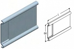 Пластина соединительная CP113-120 для подъёмных секционных ворот