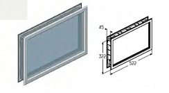 Окно для подъёмных секционных ворот