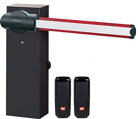 BFT комплект шлагбаума MOOVI30 KIT со стрелой 3,2 м прямоугольного сечения 70х35мм с пластиковыми накладками снизу и сверху стрелы, светоотражающие наклейки (12шт).