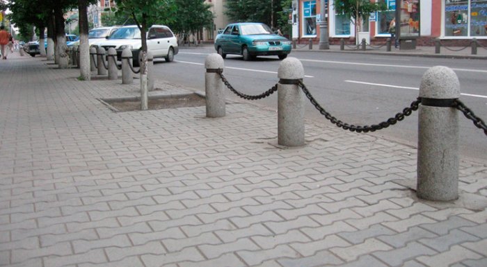 Купить парковочные столбики в Краснодаре
