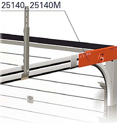 Шкив стальной с подшипником (усиленный) для подъёмных секционных ворот