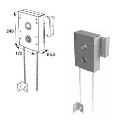Ручной цепной привод для подъёмных секционных ворот