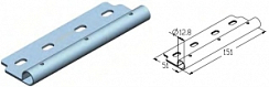 Накладка роликовая дуплексная верхняя RP122 для подъёмных секционных ворот