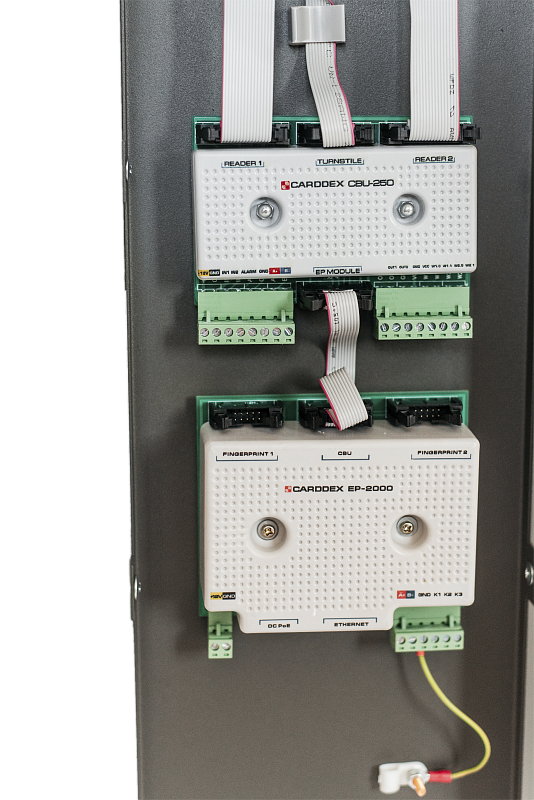 CARDDEX Сетевые электронные проходные STR-02F (STR-02FE/STR-02FM) со встроенными биосканерами